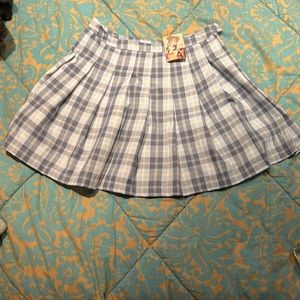 selfie plaid women’s skirt.